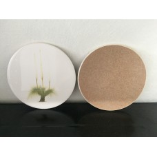 Ceramic Round Grass Tree Pot Stand / Trivet